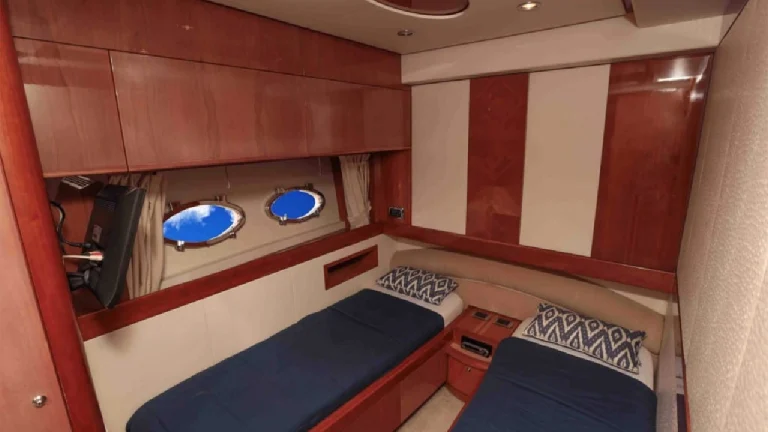 feel the perfect comfort cabin of burjuman yacht