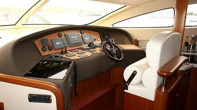 amazing cockpit of burjuman yacht